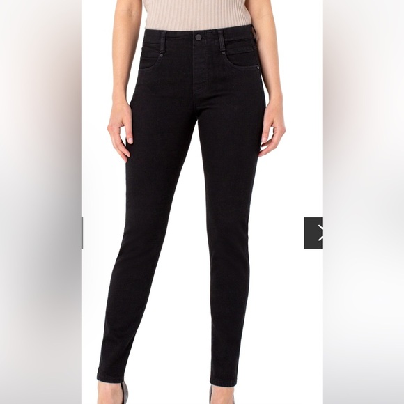 NWT Liverpool Los Angeles The Gia Glider® Pull-on Skinny Eco Jeans - Picture 1 of 12